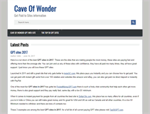 Tablet Screenshot of caveofwonder.com
